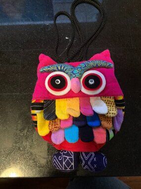 Handmade Owl Purse